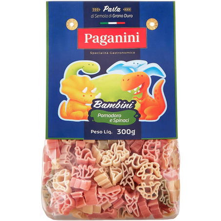 Massa Italiana Paganini 300g - Bambini - Dinossauro