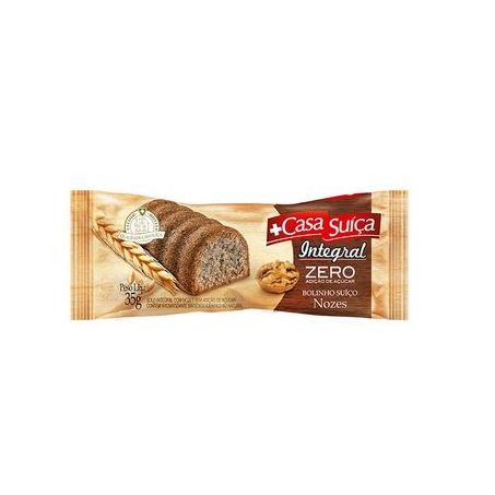 BOLINHO CASA SUICA ZERO 35G INTEGRAL NOZES 