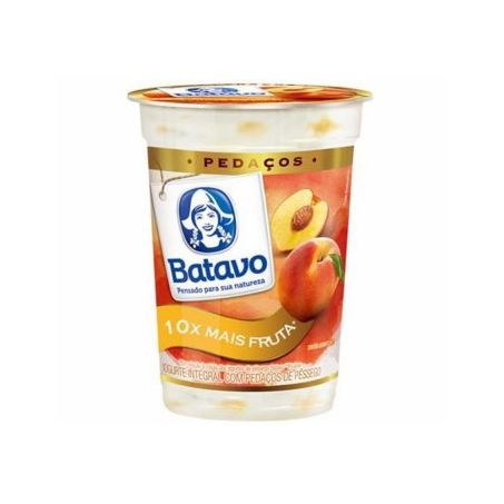 Iogurte batavo pedaços pêssego 100gr