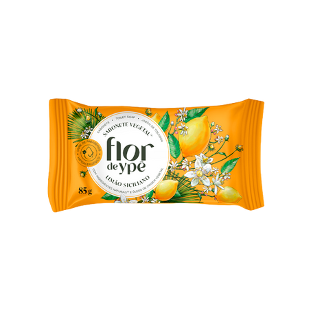 Sabonete flor de ypê 85g limão siciliano