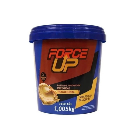 Pasta de amendoim integral tradicional force up 1,005kg