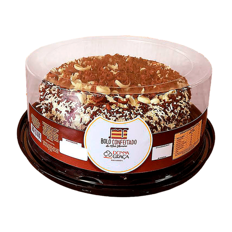 Bolo Confeitado Donna Graça Congelado Dois Amores 600g
