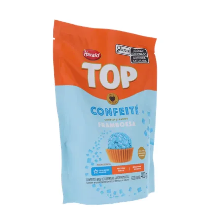Confeite harald top framboesa 400g 360-33