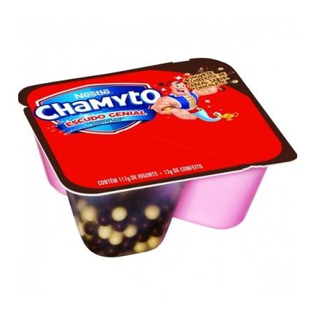 Iogurte Nestlé Chamyto Morango com confeito de Chocolate 130g