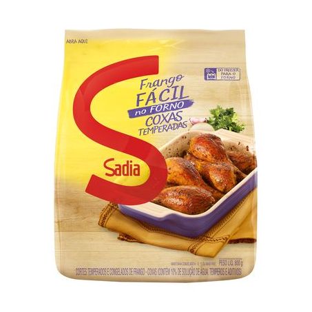 Coxa de frango assa fácil sadia 800g