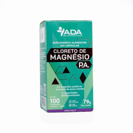 CLORETO DE MAGNÉSIO P.A 800MG 100COMP ADA