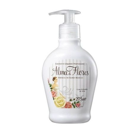 SABONETE LIQ ALMA DE FLORES 275ML FLORES BRANCAS