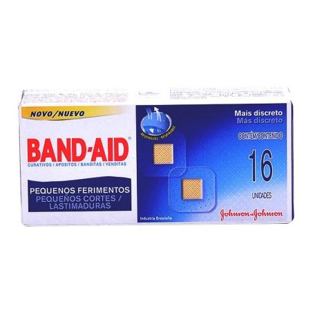 CURATIVO BAND-AID C/16UN PEQUENOS FERIMENTOS