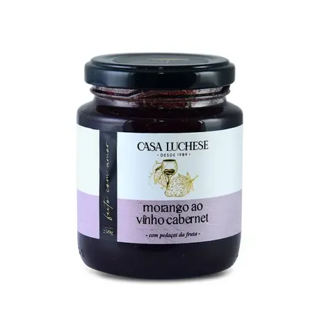 Geléia de Morango ao Vinho Luchese 250g