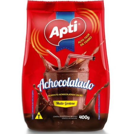 Achocolatado em po apti 400g refil