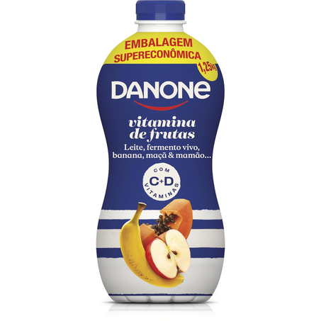 Iogurte Danone 1.250g - Vitamina de Frutas