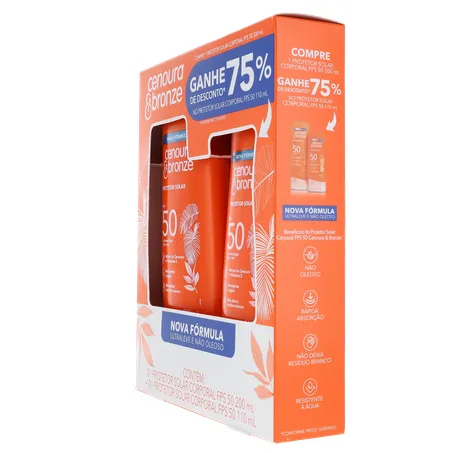 Protetor solar corporal cenoura e bronze 360-6