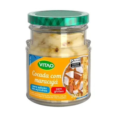 Cocada com Maracujá Zero Vitao 200g