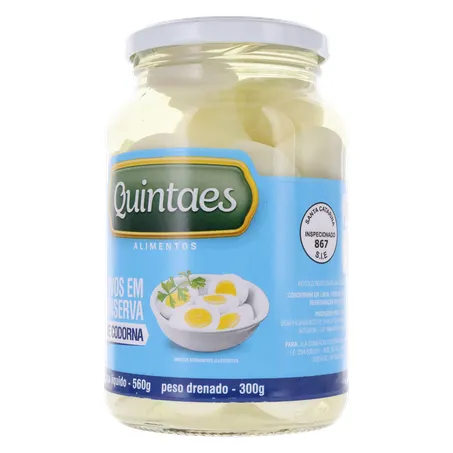 Ovos de codorna quintaes 300g 360-3