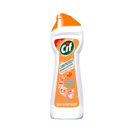 CIF CREMOSO LIMPEZA LARANJA MILAGR 250ML