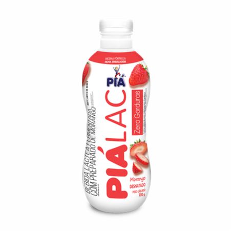 BEBIDA LACTEA PIA ZERO GOR MORANGO 900G
