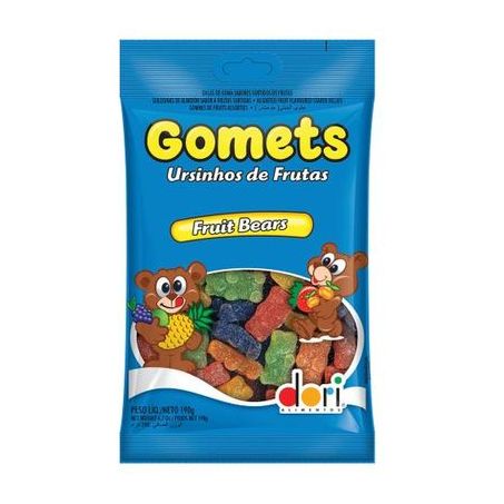 Goma dori gomets 150g ursinho de frutas