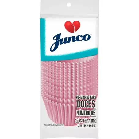 Forminha Papel Junco 100un N5 Rosa