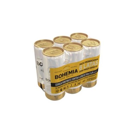 CERVEJA BOHEMIA 310ML C/6 MULTPACK 