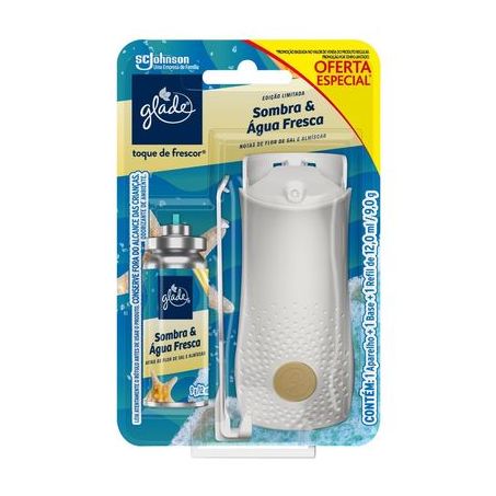 ODORIZ GLADE TOQ FRESC AP+REF 12ML S.AGU
