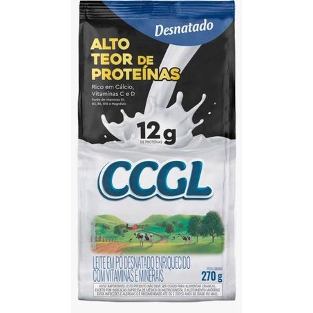 LEITE PO DESNATADO VITAMINADO CCGL 270G SACHE (102852)