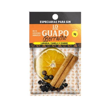 ESPECIARIAS PARA GIN LARANJA, CANELA E ZIMBRO LO GUAPO BORRACHO 9G