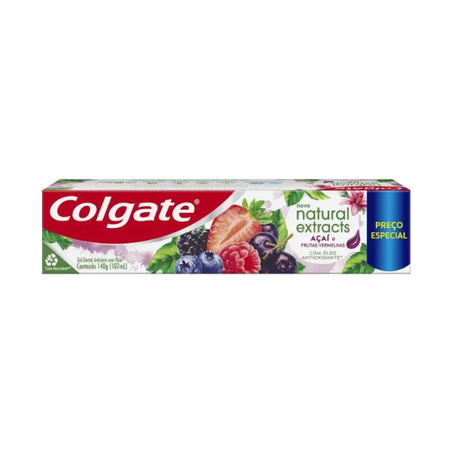 CREME DENTAL COLGATE NAT EXTR 140G ACAI E FRUT