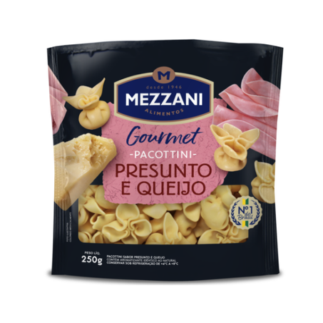 PACOTTINI MEZZANI GOURMET 250G PRESUNTO/QUEIJO