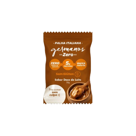 PALHA ITALIANA ZERO DOCE DE LEITE GERMANOS 30 G   