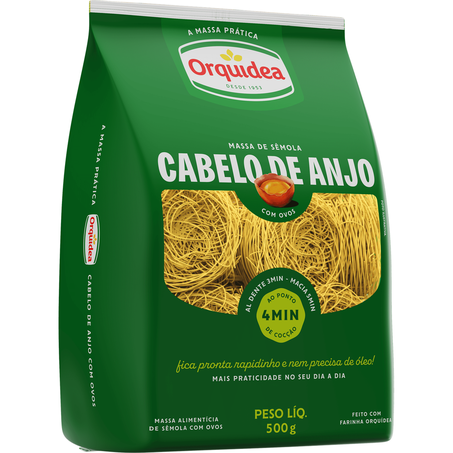 MASSA COM OVOS ORQUIDEA CABELO ANJO 500G