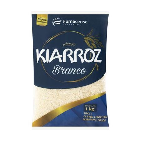 Arroz branco kiarroz fumasense 1 kg
