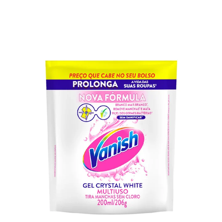 TIRA MANCHAS VANISH GEL MULTIUSO WHITE SC 200ML