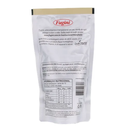 Molho Branco Fugini Opção Vegana Sachê 250gr 360-18