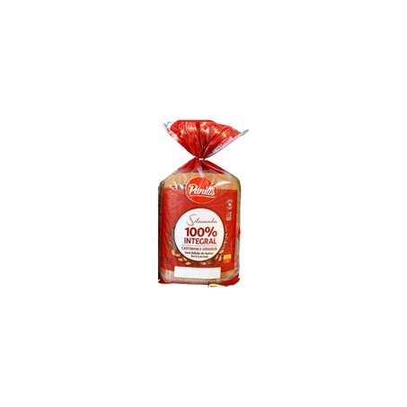 Pão panitts 400g 100% integral castanha e girassol zero lactose