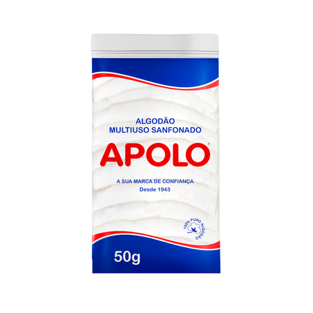 Algodão Apolo Multiuso Sanfonado 50g
