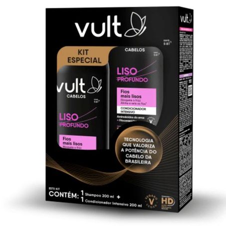 Kit Shampoocondicioandor Vult 200ml Liso Profundo