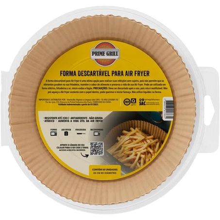 Forma Prime Grill Air Fryer 50un Descartavel