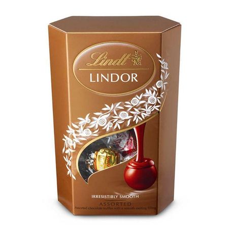 Bombom lindt lindor chocolate sortido cremoso 200g