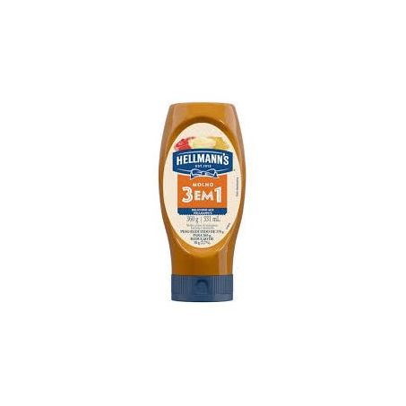 Molho Hellmann's 3 em 1 Squeeze 360gr