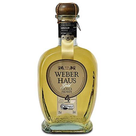 CACHACA WEBER HAUS 750ML PREM GOLD ORG