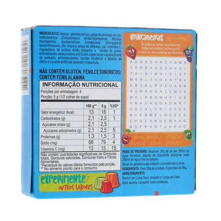 Gelatina Apti Pêssego Caixa 20g 
  360-16