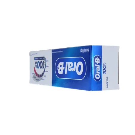 Creme Dental Oral-B 100% Com Flúor Menta Refrescante 70g 
  360-24