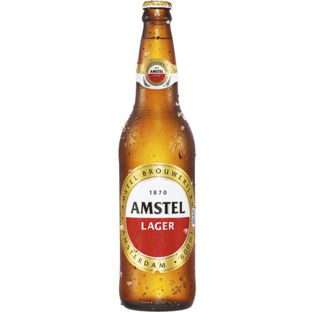 Cerveja amstel lager 600ml puro malte