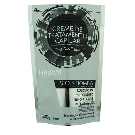 CREME TRATAMENTO HEDERA S.O.S BOMBA SC 500G