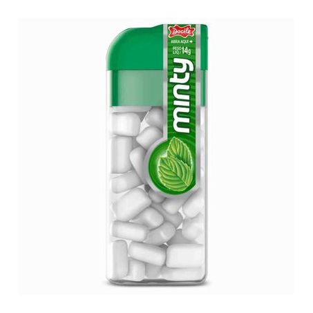 Pastilha mini minty hortela docile 14g
