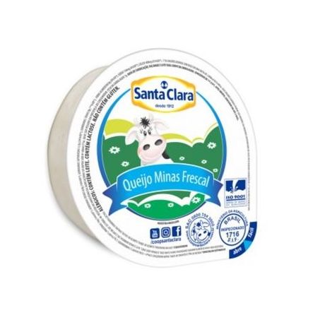 Queijo minas frescal santa clara 300g