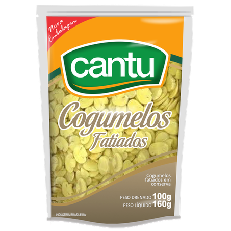 Cogumelo cantu 100g fatiado sc