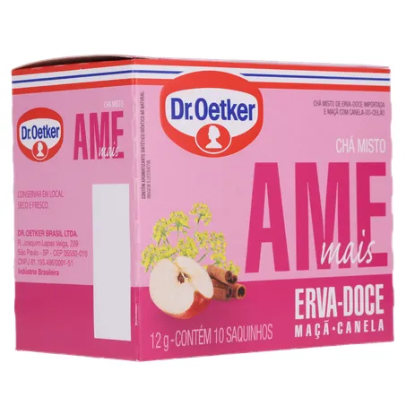 CHÁ DR. OETKER AME MAIS C/10 UNIDADES 360-32