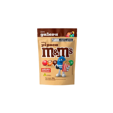 Chocolate MM's Pipoca Pouch 120g