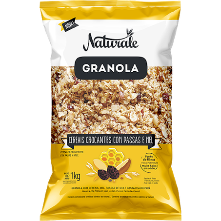 Granola naturale passas-mel 1kg